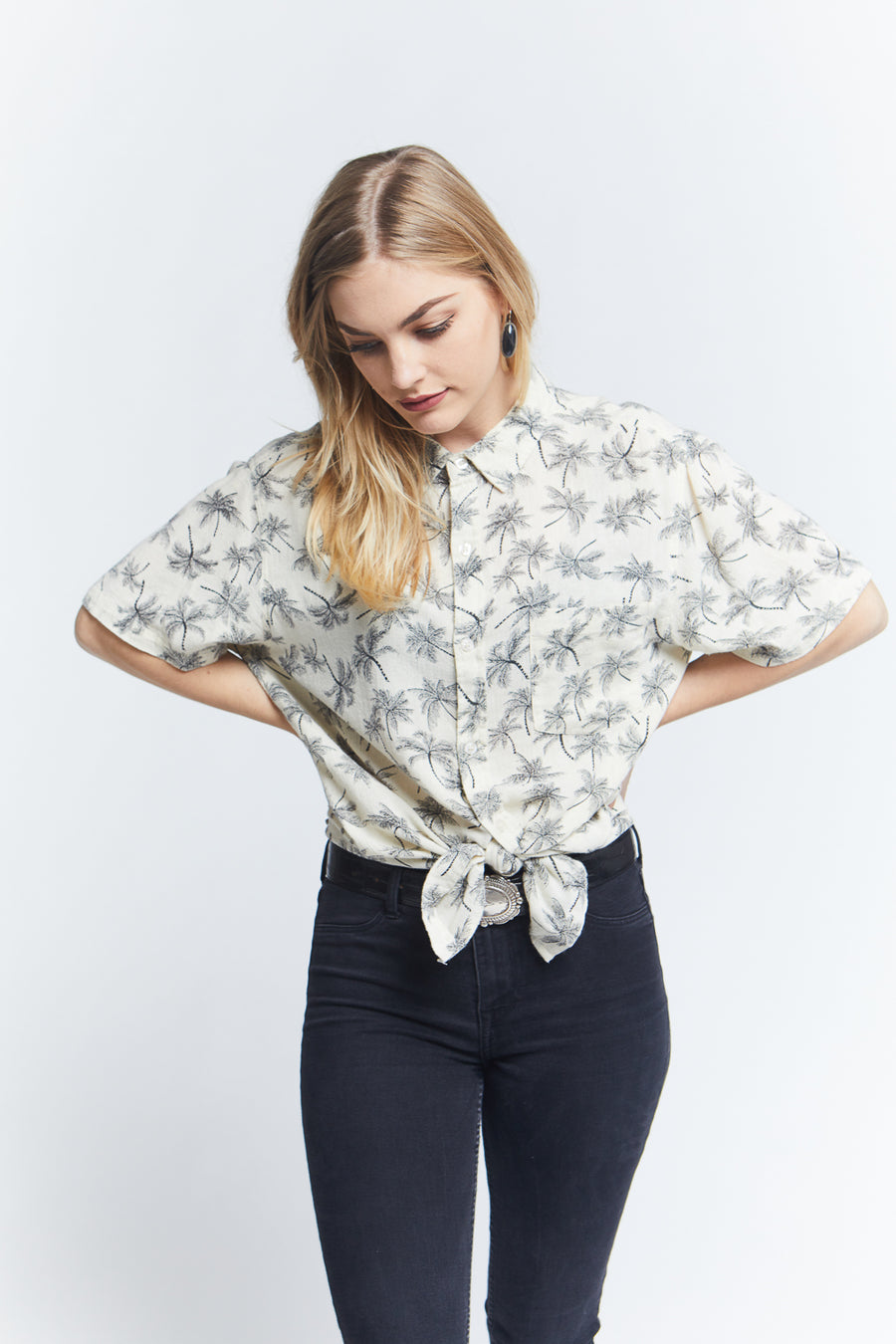 unisex-short-sleeve-printed-button-up-shirt-cotton-regular-fit-white