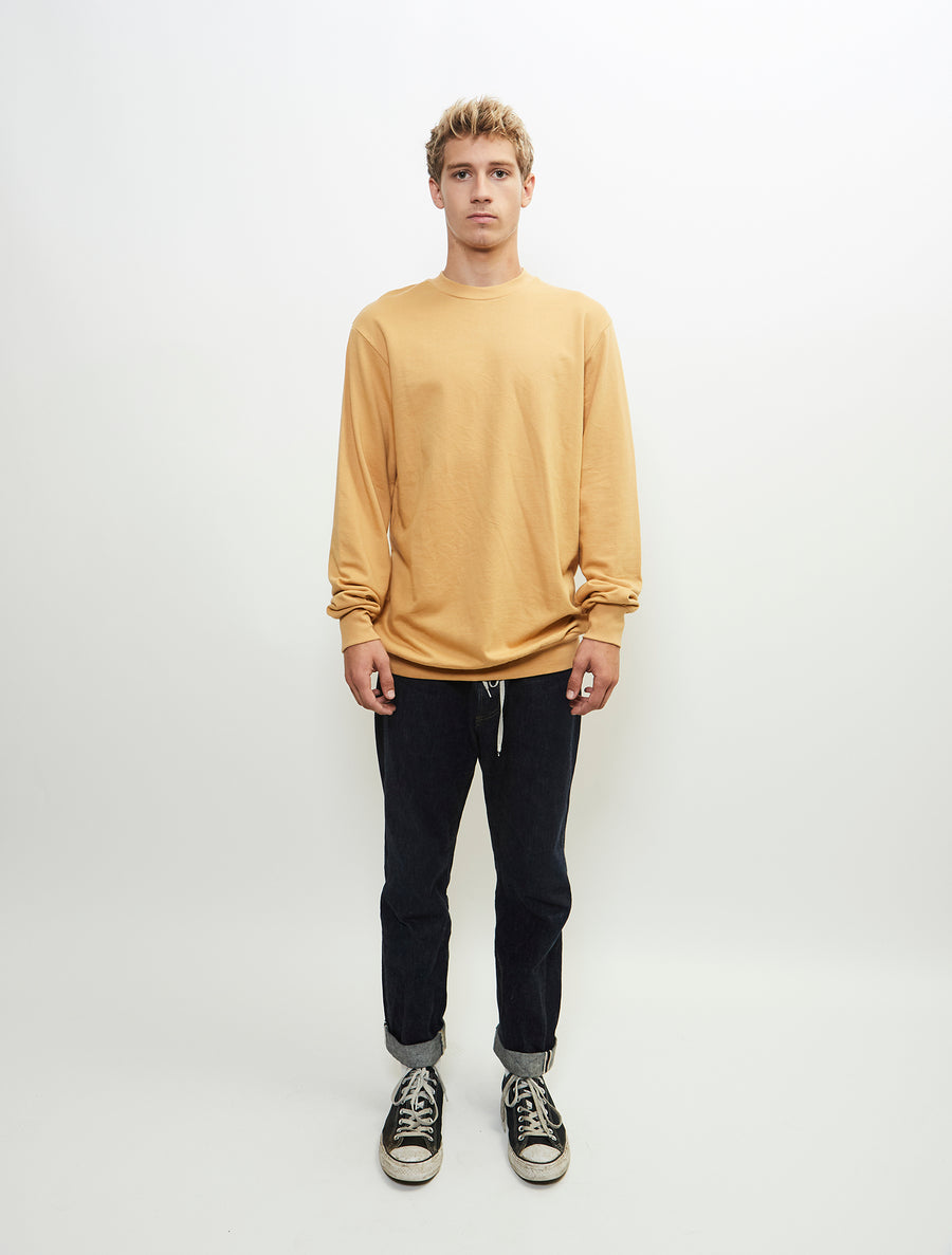 conformity-long-sleeve-crew-neck-french-terry-sweat-shirt-mustard