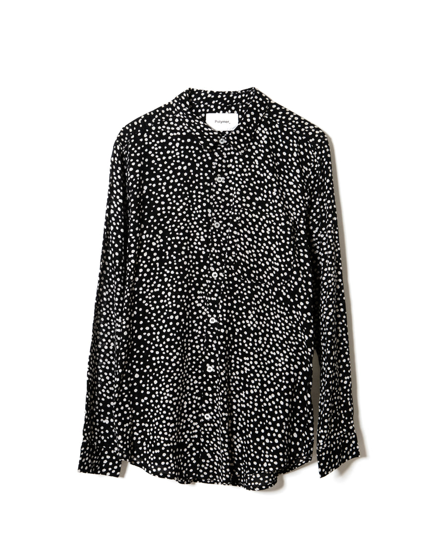 varied-long-sleeve-printed-cotton-gauze-woven-button-up-shirt-black